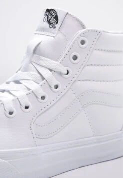 Vans Sk-Hi - High-Top Trainers - True White -Vans Shop UK 00a8af7aa4d143a9b0eb5096d6e56a28
