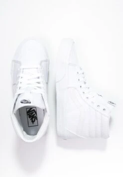 Vans Sk-Hi - High-Top Trainers - True White -Vans Shop UK 05ae61d748f24361bc6dfec26e3b83f5