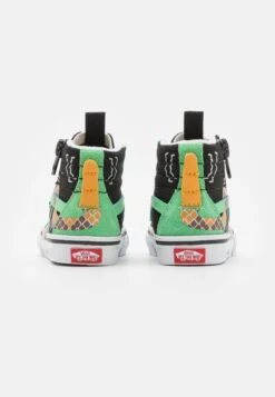 Vans Sk8-Hi Reissue Side Zip Unisex - High-Top Trainers - Green/Black -Vans Shop UK 0c9d4b0d6d18497eae40c3d15ae59f9b