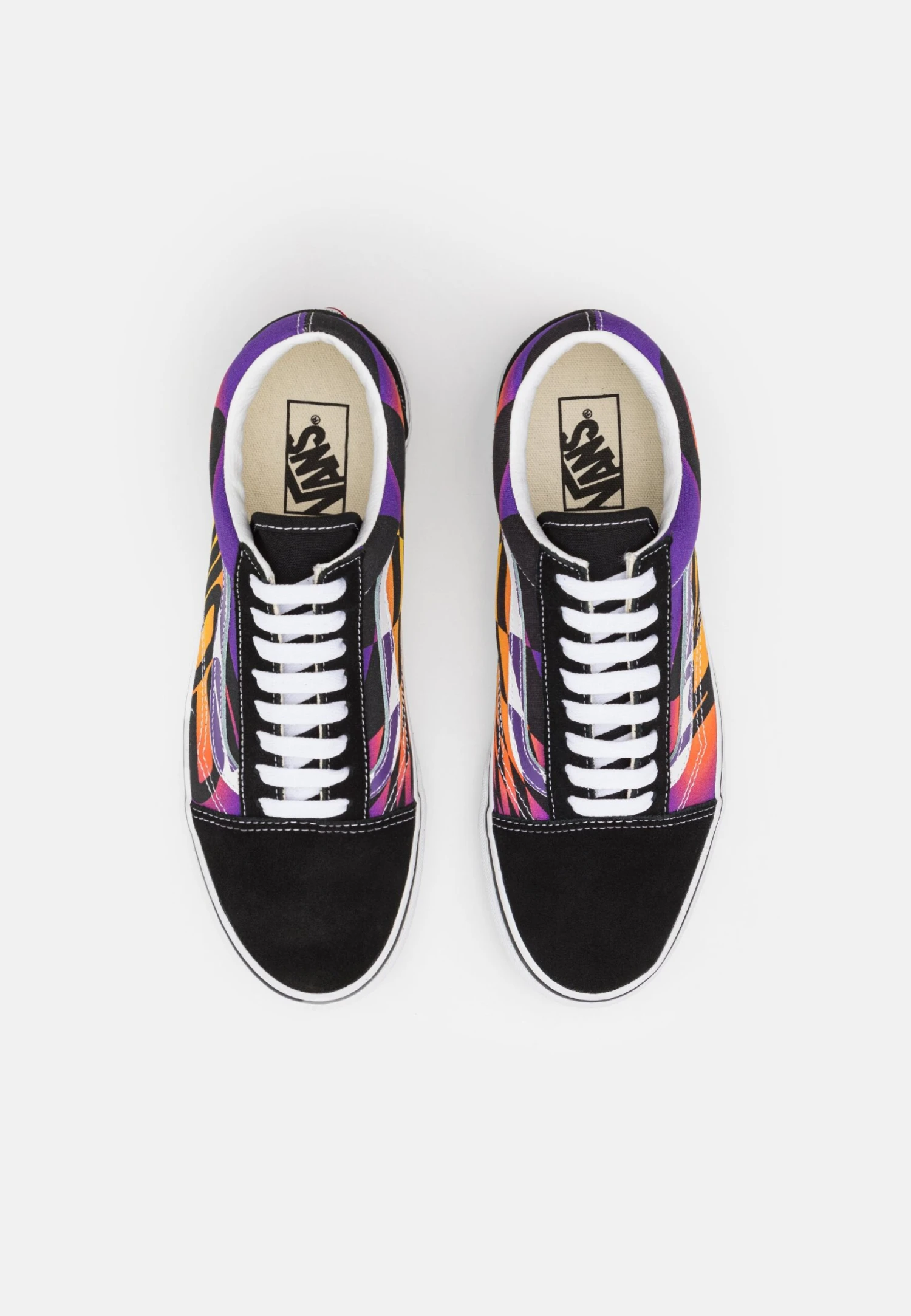 Vans Old Skool Unisex - Trainers - Black/Multi-Coloured 6 Vans Old Skool Unisex - Trainers - Black/Multi-Coloured - Image 4