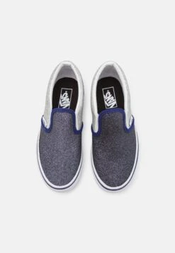 Vans Classic Slip-On Unisex - Slip-Ons - Glitter/Silver/Navy -Vans Shop UK 13671ca2b8874d699dd3747fdecd0857