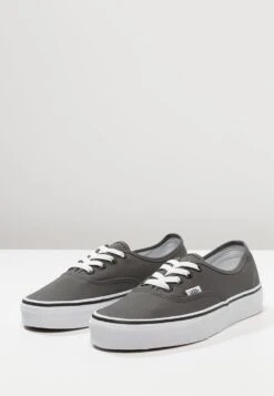 Vans Ua Authentic - Trainers - Pewter/Black -Vans Shop UK 1646a92cab824ad4bb8431ac5a001378