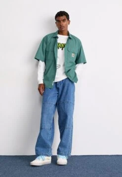 Vans KNU SKOOL UNISEX - Trainers - Glow White/blue -Vans Shop UK 203959cd27ca449daa21e0438792d973