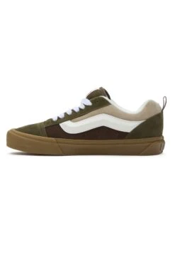 Vans Knu Skool Unisex - Skate Shoes - Olive Multi