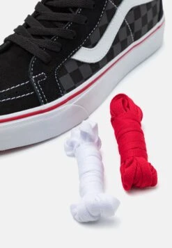 Vans Ua Sk8-Hi Reissue Our Legends Unisex - High-Top Trainers - Dyno Black/Red -Vans Shop UK 35089b90959b40da9972a2c514232a82