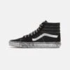 Vans Sk-Hi - High-Top Trainers - Stressed Black/White -Vans Shop UK 35a242bff14045a08f97a8850f5e23ae