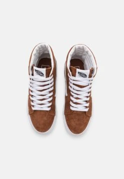 Vans Sk8 Hi Unisex - High-Top Trainers - Sand/White -Vans Shop UK 36fb7864c4ef4c28942edb098e8d0350