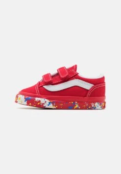 Vans Old Skool Unisex - Trainers - Paint Splatter Racing Red