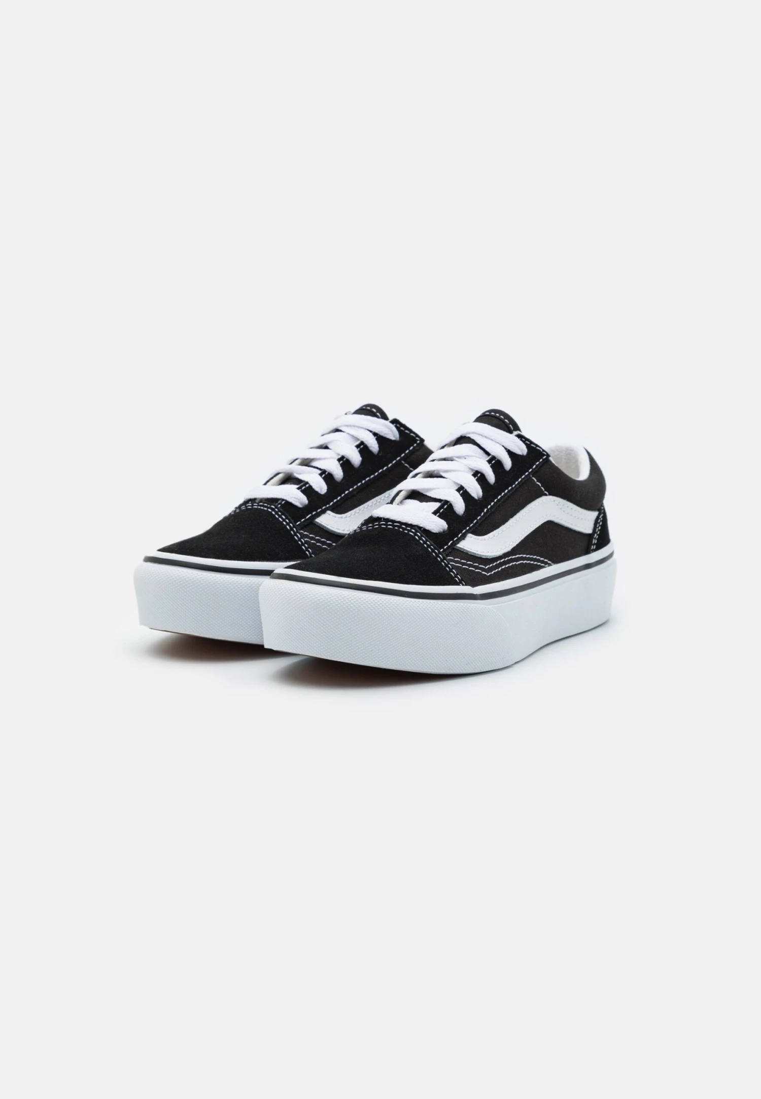 Vans Old Skool Platform Unisex - Trainers - Black/True White 4 Vans Old Skool Platform Unisex - Trainers - Black/True White - Image 2