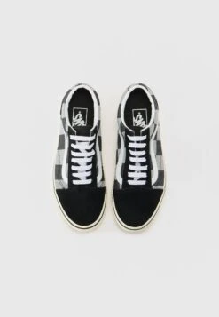Vans OLD SKOOL UNISEX - Trainers - Mono Checkerboard Black -Vans Shop UK 439f49335aa74093bf0c06eeaa3af089