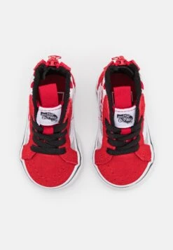 Vans Sk8-Hi Zip - High-Top Trainers - Ferocious Flame Racing Red/Black -Vans Shop UK 4a53a533182242dfa3fc5efba11cef33