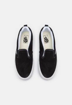 Vans Knu Slip Unisex - Slip-Ons - Black/True White -Vans Shop UK 5379d107230a4307876deb7e4869aac5