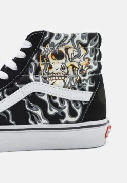 Vans Sk-Hi - High-Top Trainers - Black/True White -Vans Shop UK 54672749cffc4fb98219caac487e1904