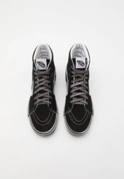 Vans Sk-Hi - High-Top Trainers - Stressed Black/White -Vans Shop UK 5635eb4be13a4522b87e239b37d03bed