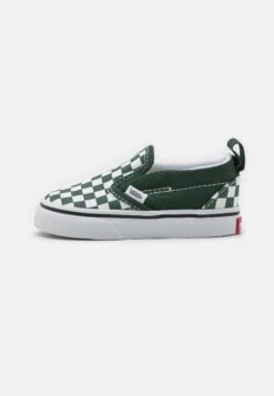 Vans Slip-On Unisex - Trainers - Dark Green/White