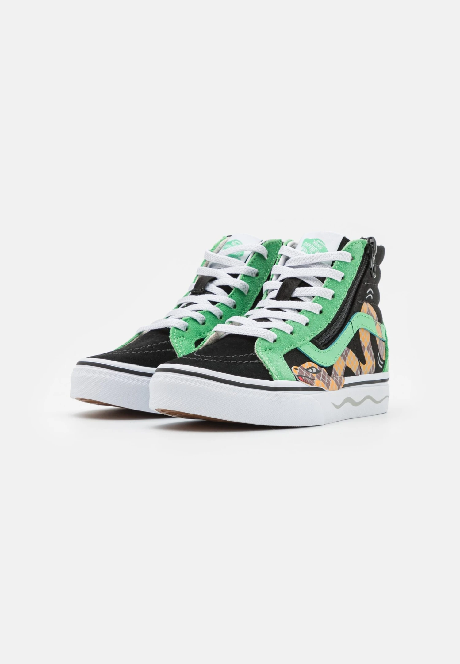 Vans Sk8 Reissue Side Zip - High-Top Trainers - Green/Black 4 Vans Sk8 Reissue Side Zip - High-Top Trainers - Green/Black - Image 2