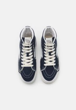 Vans Sk8 Reconstruct Unisex - High-Top Trainers - Navy/White -Vans Shop UK 653f0b0921e0494e9a5eac48a38bff22