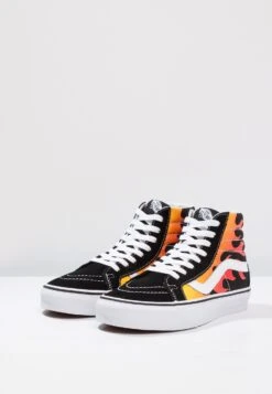 Vans Sk8-Hi Reissue - High-Top Trainers - Black/True White -Vans Shop UK 6561cd42b69b47d98d6546322df02576