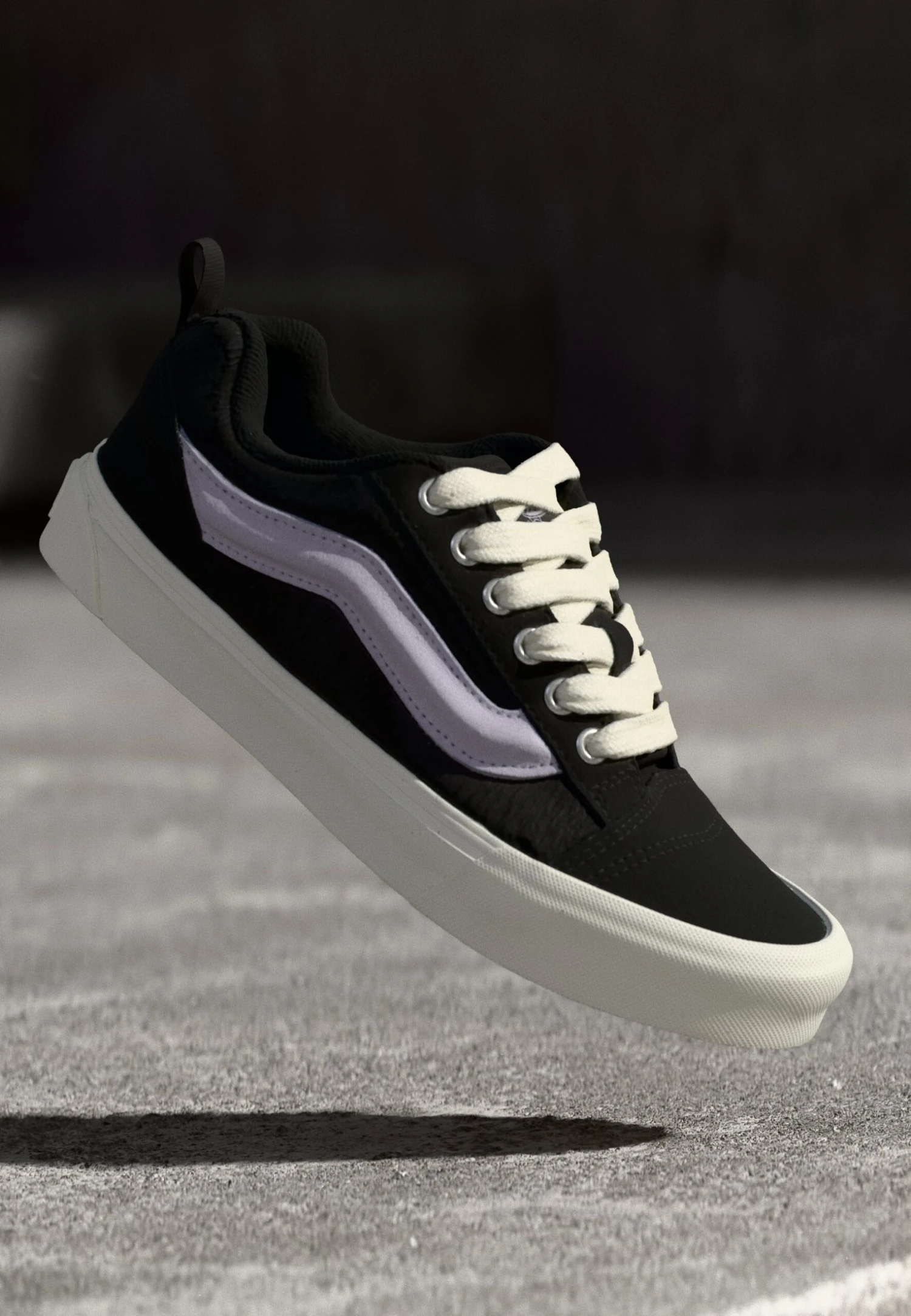 Vans KNU SKOOL - Skate Shoes - Black/lilac Rose 3 Vans KNU SKOOL - Skate Shoes - Black/lilac Rose