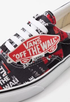 Vans Era - Trainers - Black/Red/True White -Vans Shop UK 70448e86429f4c50852c28f136f37112