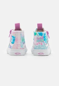 Vans Sk8-Hi Side Zip Tapered - High-Top Trainers - Sunny Day Multi-Coloured/True White -Vans Shop UK 72f875f8f4de48419947973b562401d1