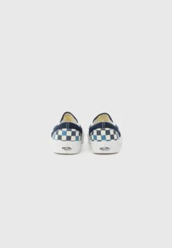 Vans CLASSIC UNISEX - Slip-ons - Check Navy -Vans Shop UK 754b28d7e4fe44e2a995014b6b1158aa