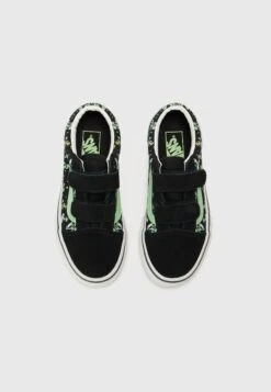 Vans OLD SKOOL UNISEX - Trainers - Black/green -Vans Shop UK 7933f3aca5c74328bd00ff000370f413