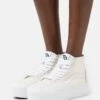 Vans Stackform - High-Top Trainers - Off-White -Vans Shop UK 7cae37ee307d4d45ab7cf1be9bdae03b