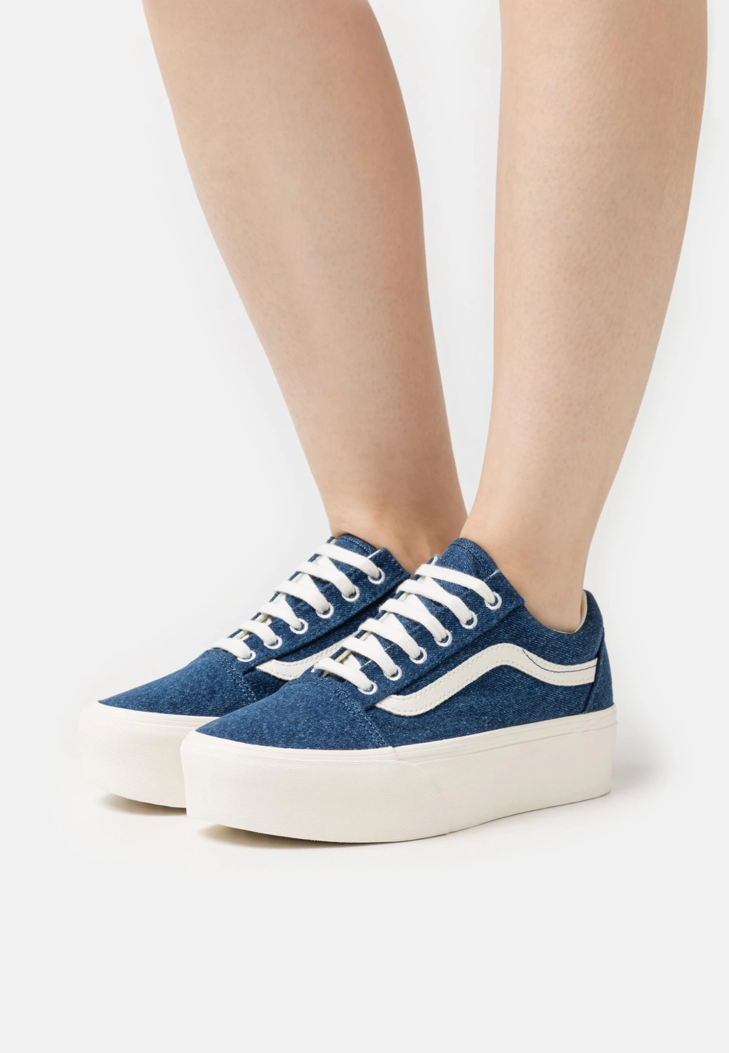 Vans Old Skool Stackform - Trainers - Denim Blue 3 Vans Old Skool Stackform - Trainers - Denim Blue
