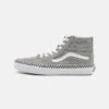Vans Sk8-Hi Unisex - High-Top Trainers - Checkerboard Foxing Drizzle/True White -Vans Shop UK 80dc2e29696c4de4aedeac5e18297793