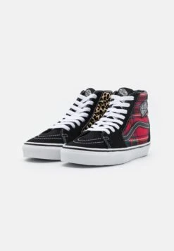 Vans Sk8 Hi Unisex - High-Top Trainers - Tartan/Black -Vans Shop UK 836383e2e33748f8ae600cf021462f2b