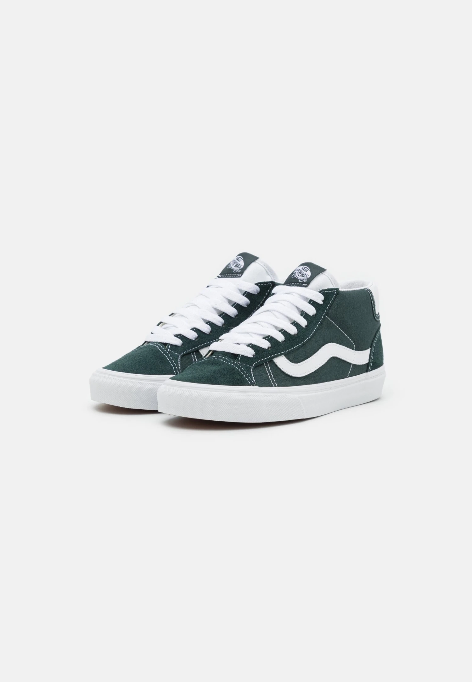 Vans Mid Skool 37 Unisex - High-Top Trainers - Darkest Spruce/True White 6 Vans Mid Skool 37 Unisex - High-Top Trainers - Darkest Spruce/True White - Image 4
