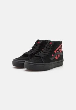 Vans Sk8 Unisex - High-Top Trainers - Black/Red -Vans Shop UK 9a50e7b3718844a5b2b79900ccd0a210