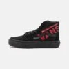 Vans Sk8 Unisex - High-Top Trainers - Black/Red -Vans Shop UK 9d342b3e39264a7eb53a30f099c26adc