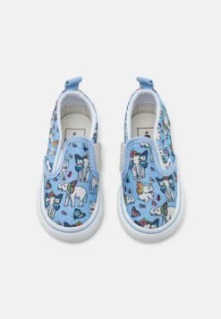 Vans Slip-On Unisex - Trainers - Grey/Blue -Vans Shop UK a0eccf8330eb4731b51b251daa2d291c