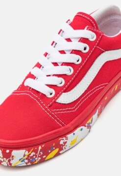 Vans Old Skool- Trainers - Paint Splatter Racing Red -Vans Shop UK a36231bdfc6d4e6b8ccb342d986f82ac