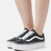 Vans Old Skool Stackform - Trainers - Black/True White -Vans Shop UK a53408debc5d4028bd397a8a23a63167