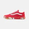Vans Old Skool- Trainers - Paint Splatter Racing Red