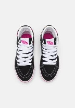 Vans Sk8-Hi Unisex - High-Top Trainers - Black/Pink -Vans Shop UK a748e4802305455d94d1d13e64eeaaad