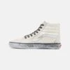 Vans Sk-Hi - High-Top Trainers - Stressed White/White -Vans Shop UK a889068f44ff458099ab4c2a4a94c40d