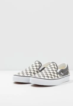 Vans Ua Classic Slip-On Unisex - Slip-Ons - Pewter/True White -Vans Shop UK af23ee4888a142aeb480cdfe2f95abf6