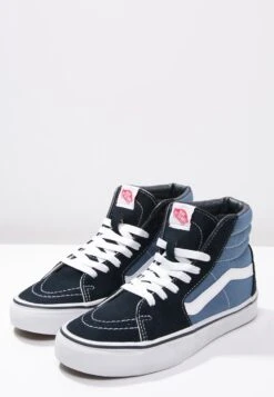 Vans Sk-Hi - High-Top Trainers - Navy -Vans Shop UK b3c0b759712548698e47515fad56f274