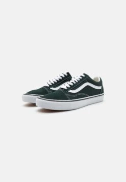 Vans OLD SKOOL UNISEX - Skate Shoes - Dark Green -Vans Shop UK bf420f2ddd1943da9dfd4d4f9b11ee8f