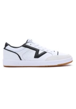 Vans Lowland Unisex - Trainers - Court True White/Black -Vans Shop UK bf43e95ca4a34501a9c6c53bc3722aae