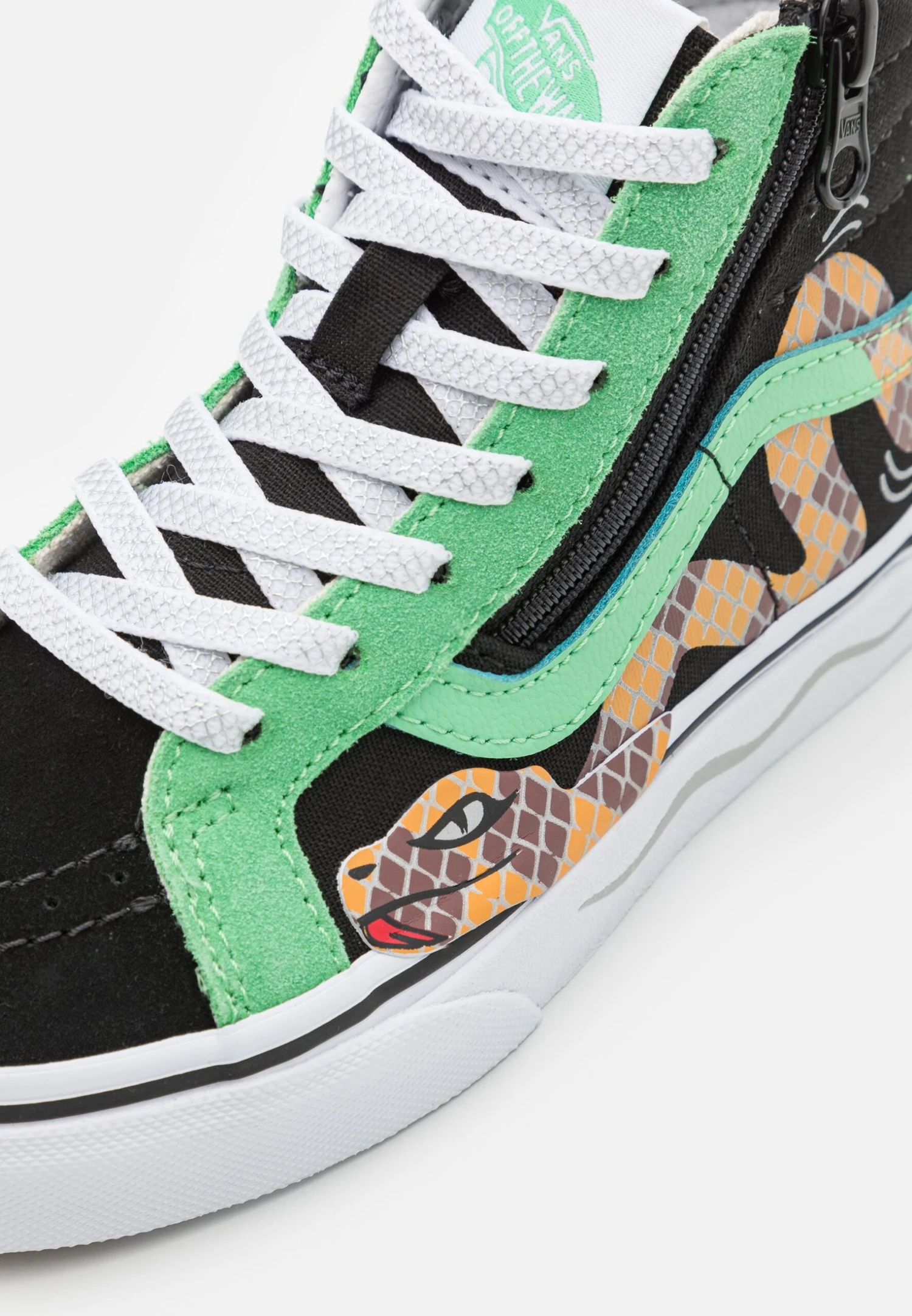 Vans Sk8 Reissue Side Zip - High-Top Trainers - Green/Black 8 Vans Sk8 Reissue Side Zip - High-Top Trainers - Green/Black - Image 6