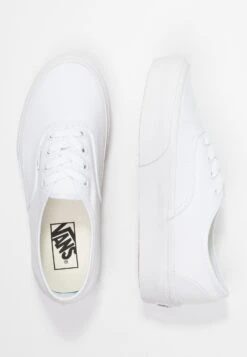 Vans Ua Authentic Platform 2.0 - Skate Shoes - True White -Vans Shop UK ca23bc381d6f4e739572702af8bc04ef