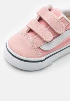 Vans Td Old Skool Unisex- Trainers - Powder Pink/True White -Vans Shop UK d2d5b9296bac409f81a9cb56bb5f3546