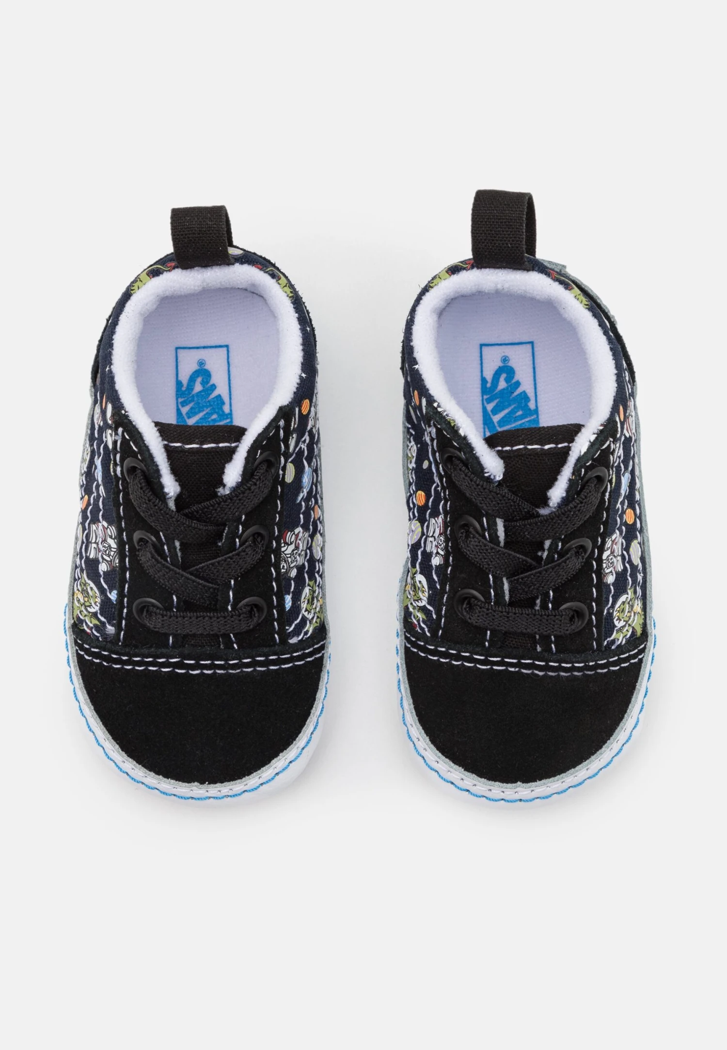 Vans In Old Skool Crib Unisex - Baby Gifts - Cosmic Zoo Black/Blue 6 Vans In Old Skool Crib Unisex - Baby Gifts - Cosmic Zoo Black/Blue - Image 4