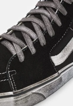 Vans Sk-Hi - High-Top Trainers - Stressed Black/White -Vans Shop UK d5b46543ebcb4266bd83004cb083dc2c