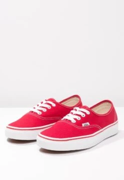 Vans Authentic - Trainers - Red -Vans Shop UK d773b063f64b453eb2d1f880e60caa15